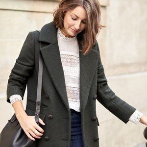 ISO: Sezane Sézane Green Davis Coat